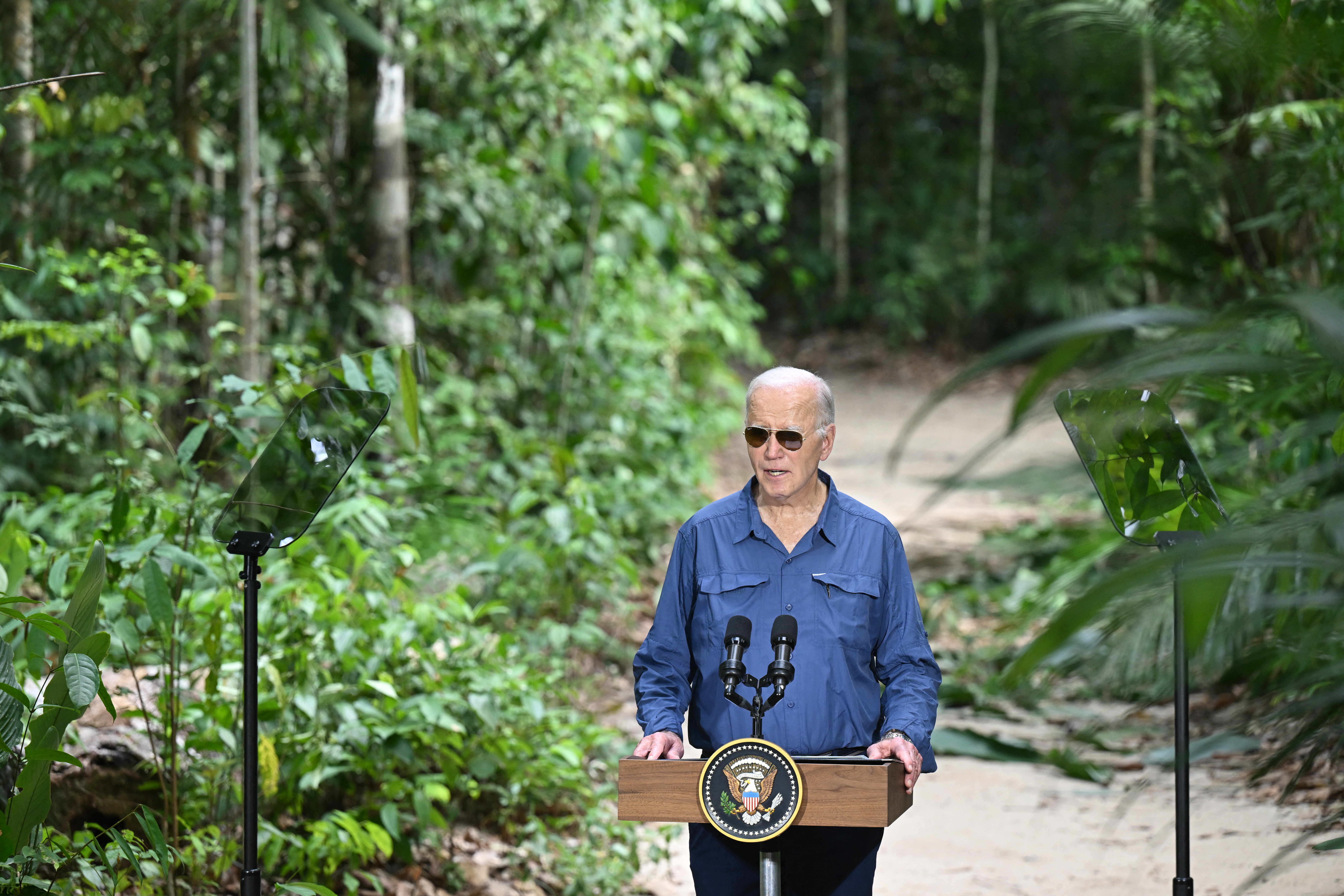Featured image for Biden's Historic Amazon Visit Highlights Climate Legacy Amid Trump Challenge