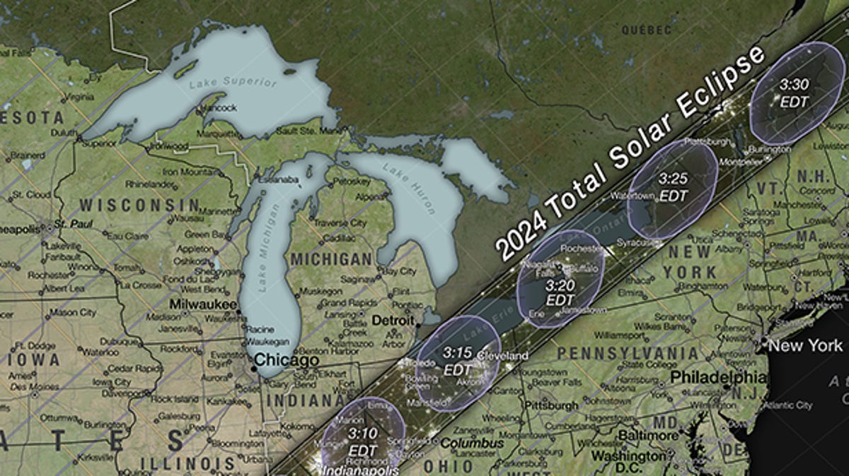 Featured image for "2024 Total Solar Eclipse: Path, Time, Glasses, and Ohio Cities"
