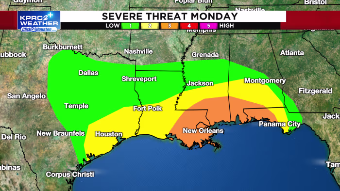 Featured image for "Monday Forecast: Potential for Severe Storms in Houston and San Antonio"