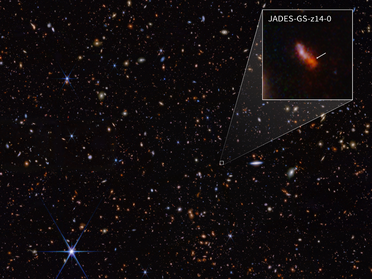 "James Webb Telescope Discovers Most Distant Galaxy Ever"