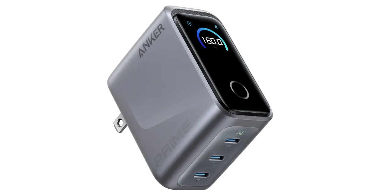 Anker’s 160W Prime Charger powers three devices at once for $99.99 in Big Spring Sale