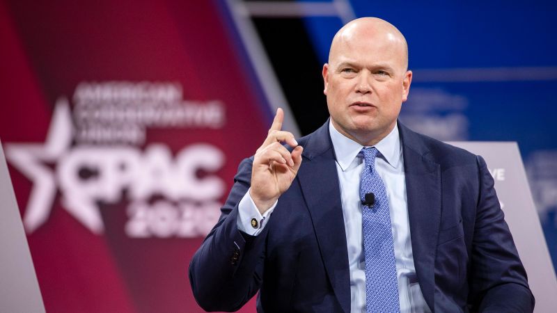 Trump Selects Matthew Whitaker as NATO Ambassador