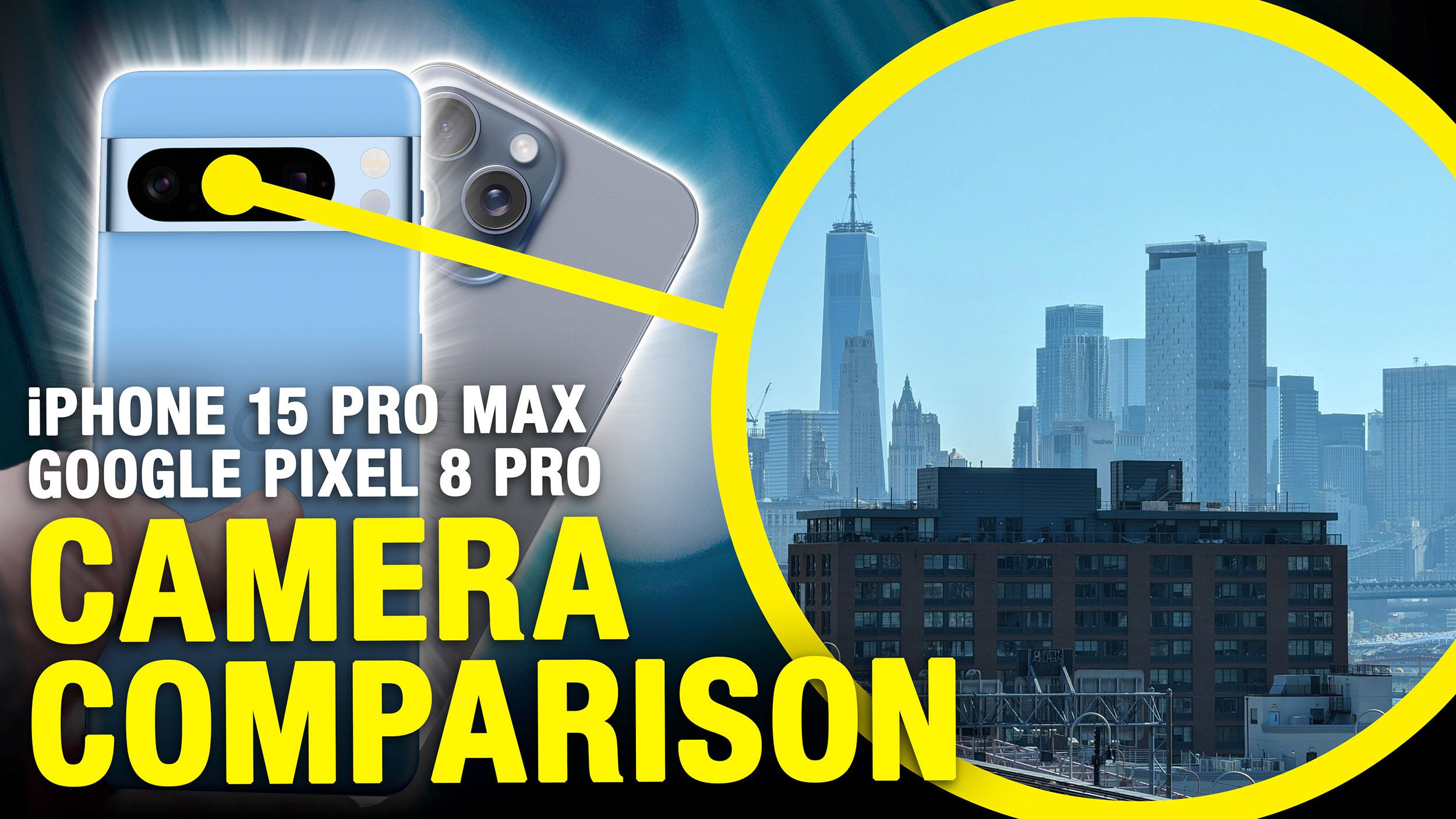"Battle of the Titans: iPhone 15 Pro Max vs. Pixel 8 Pro Camera Showdown"