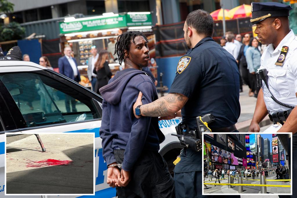 Featured image for Machete Attack in Times Square Leaves One Injured, Three Arrested