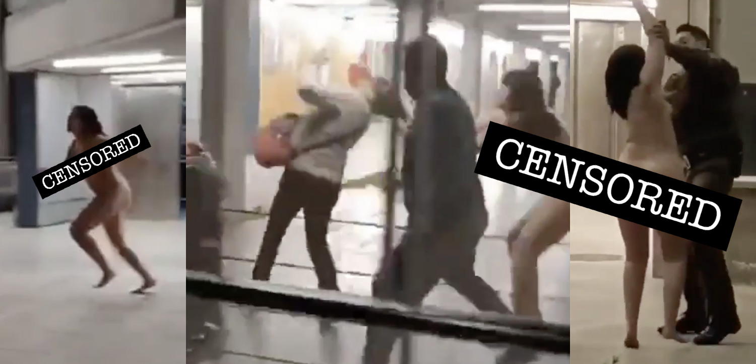 Psychedelic Chaos: Naked Mushroom-Tripping Woman Assaults Airport Passengers