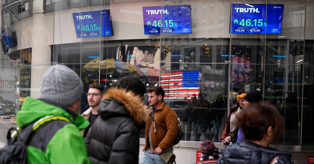 Featured image for "Trump Media's Stock Surges Despite Financial Losses: A New Ethical Dilemma Emerges"