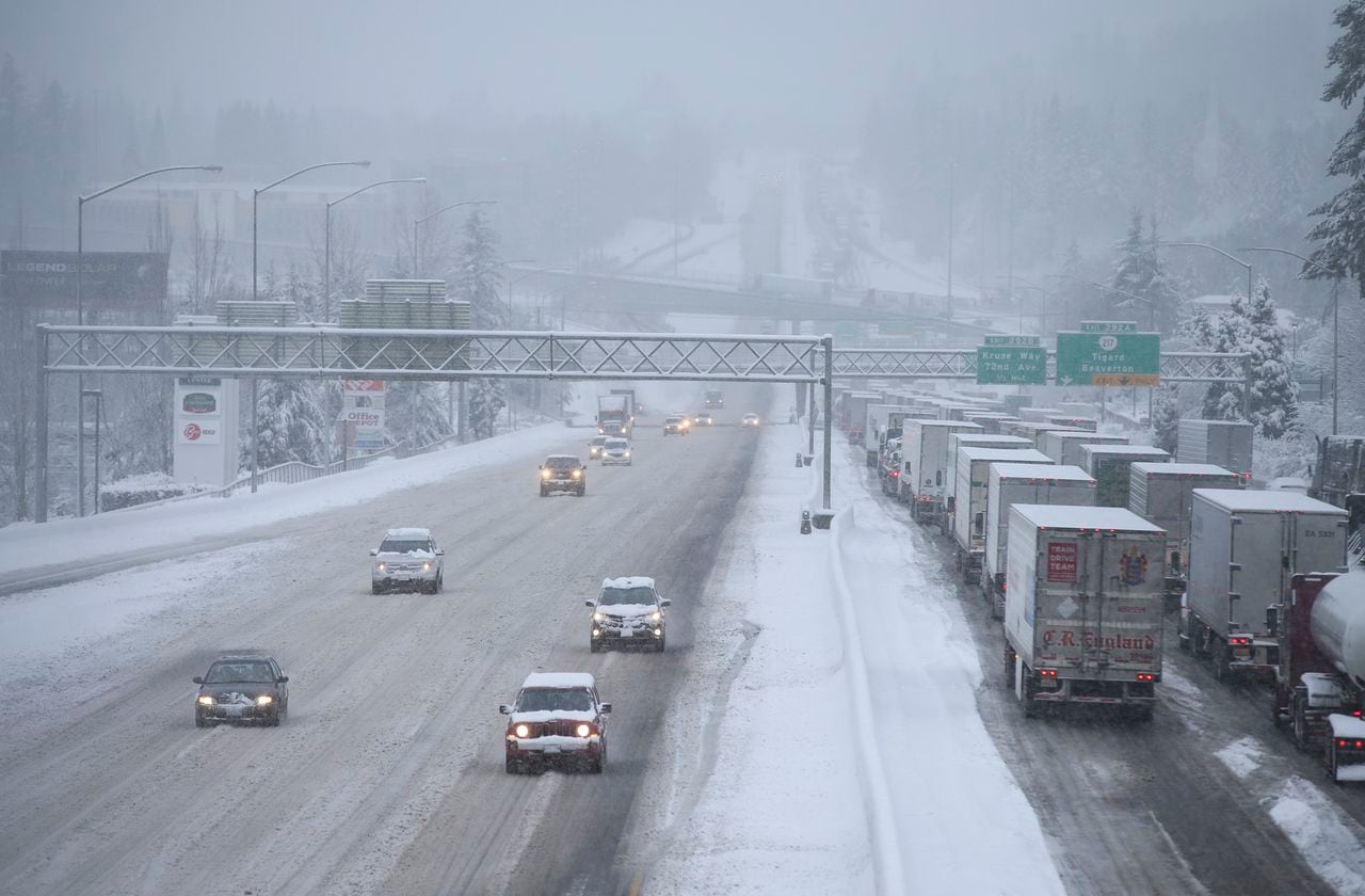 Featured image for "Oregon Winter Storm Causes Widespread Road Closures and Travel Delays"