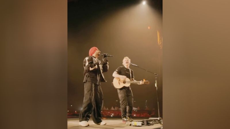 Featured image for "Ed Sheeran's Punjabi Duet with Diljit Dosanjh Sets Mumbai Concert Ablaze"