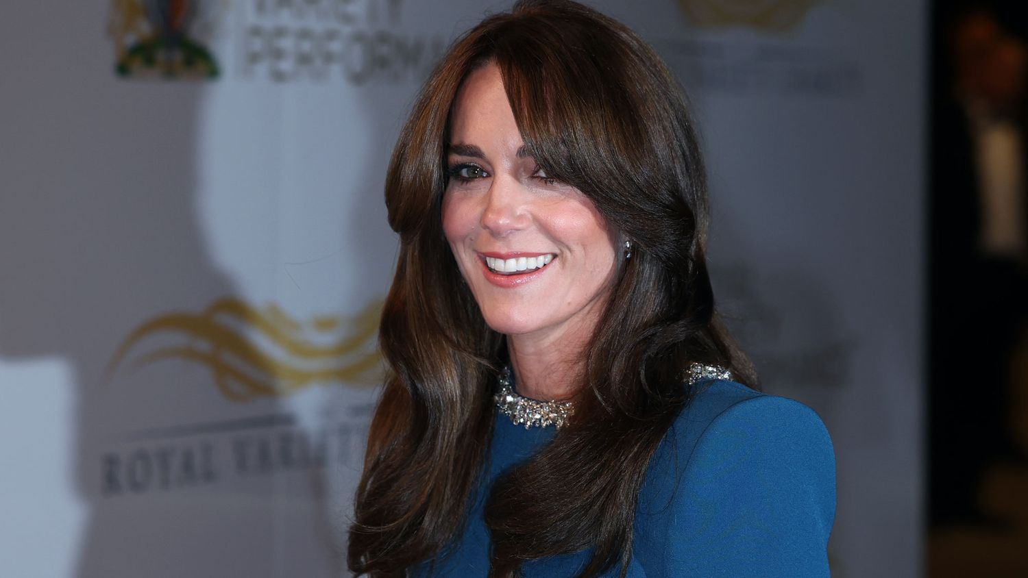 Featured image for "Kate Middleton's Stunning Royal Blue Gown Steals the Show at Royal Variety Performance"