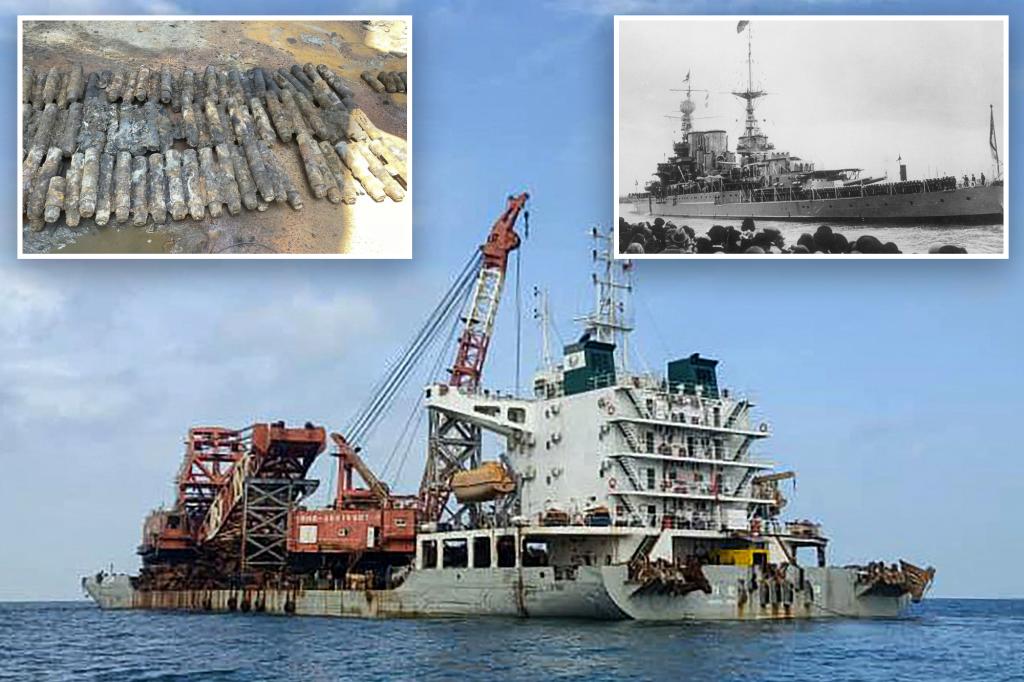 Malaysia detains Chinese vessel for suspected looting of WWII wrecked battleships.