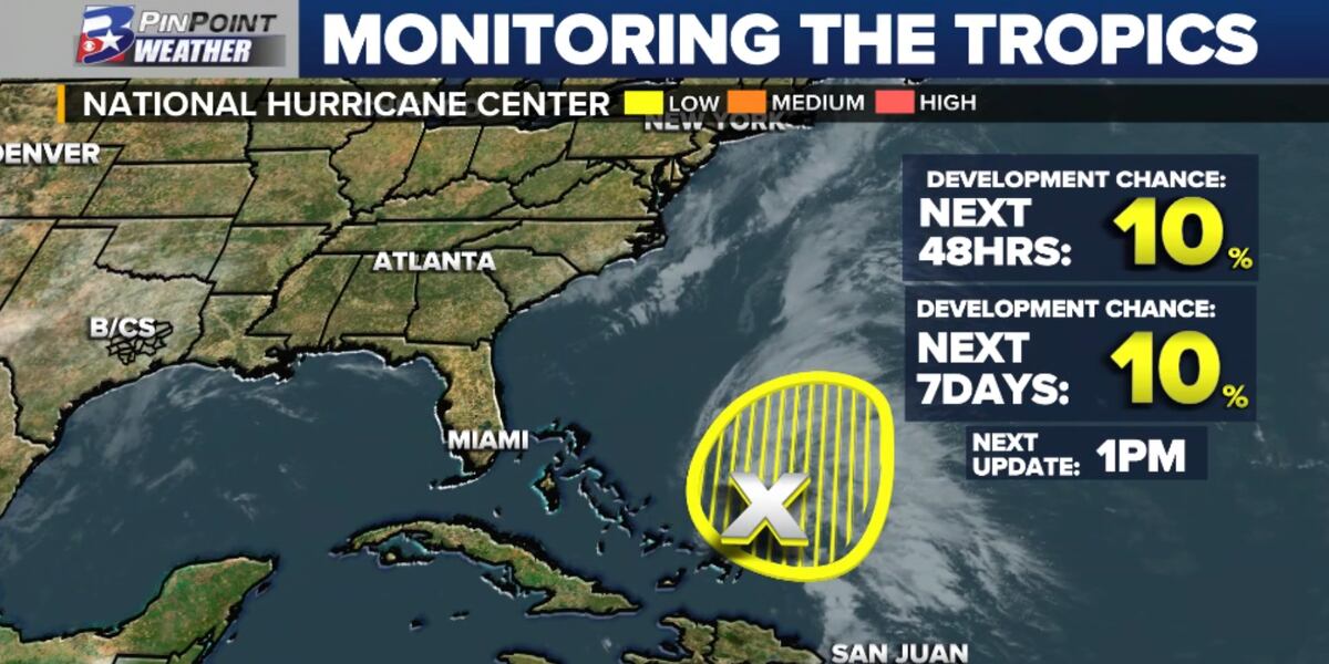 Featured image for Atlantic sees first tropical disturbance of the season.