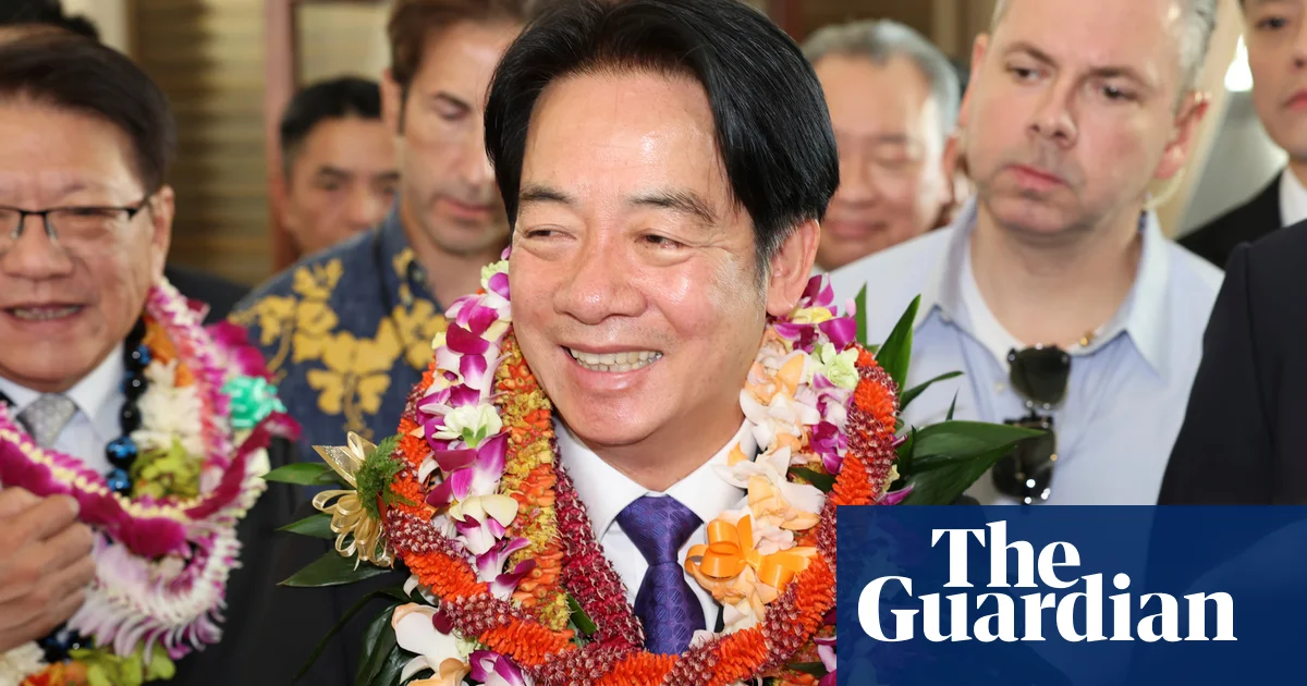 Taiwan's President Visits Hawaii Amid Tensions with China