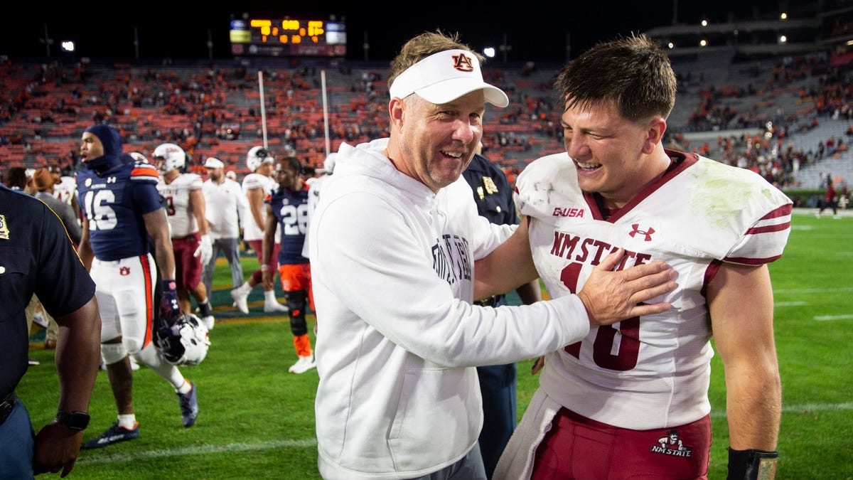 Featured image for Auburn's Shocking Loss to New Mexico State Sends Shockwaves Through College Football