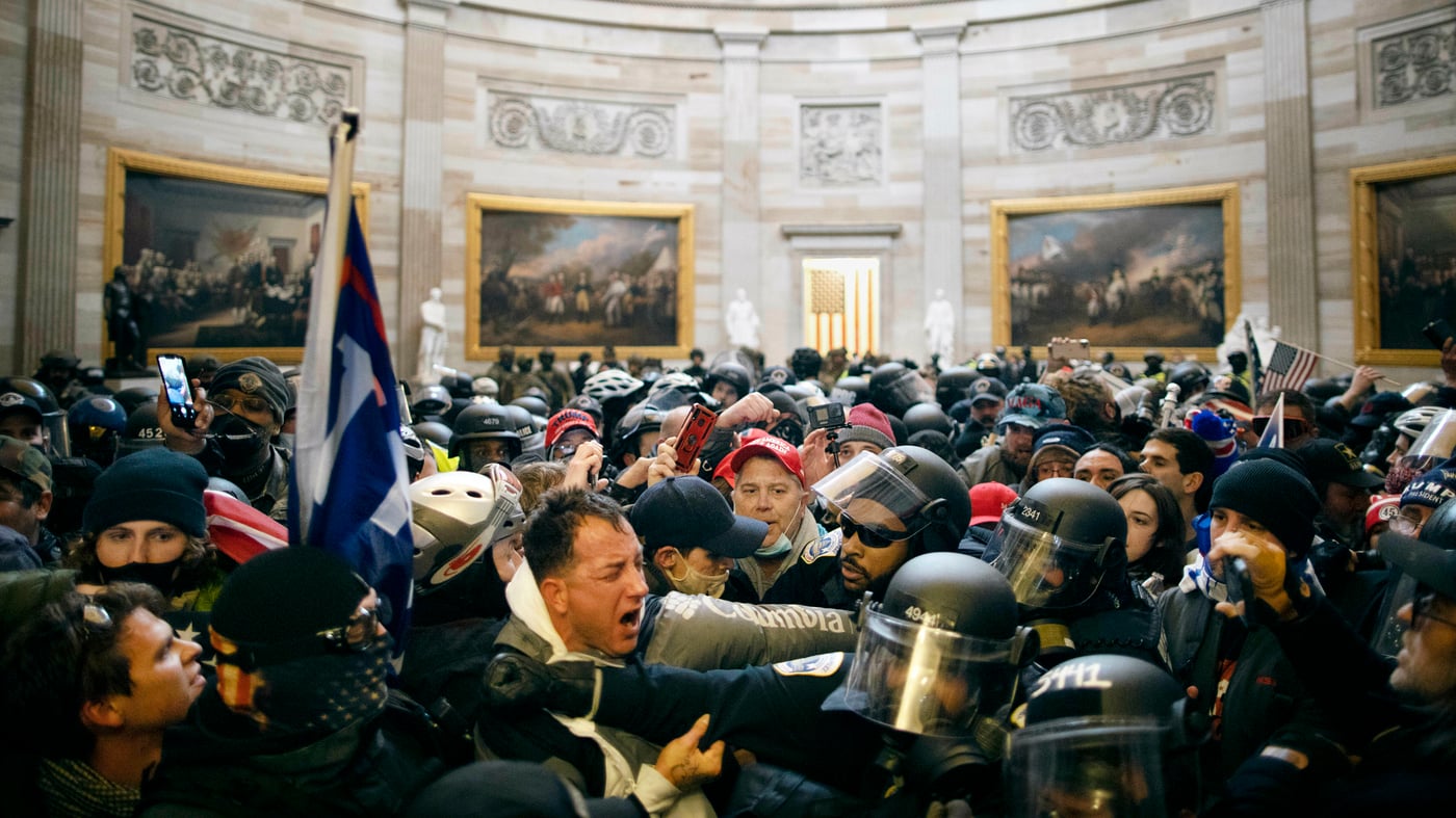 Featured image for "Trump's Unwavering Support for Jan. 6 Rioters Sparks Controversy"