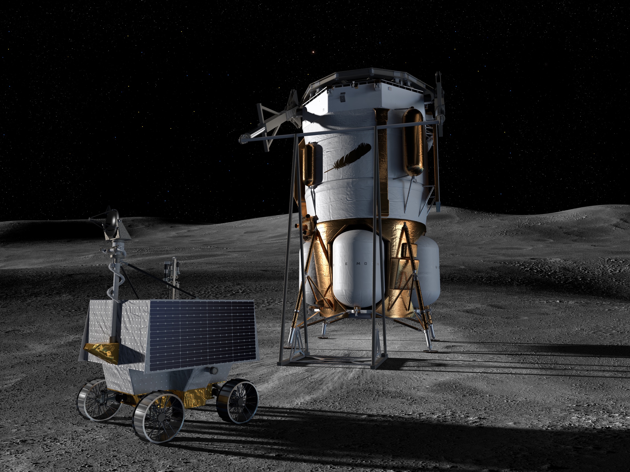 Featured image for Blue Origin to land NASA's VIPER rover on the Moon in 2027