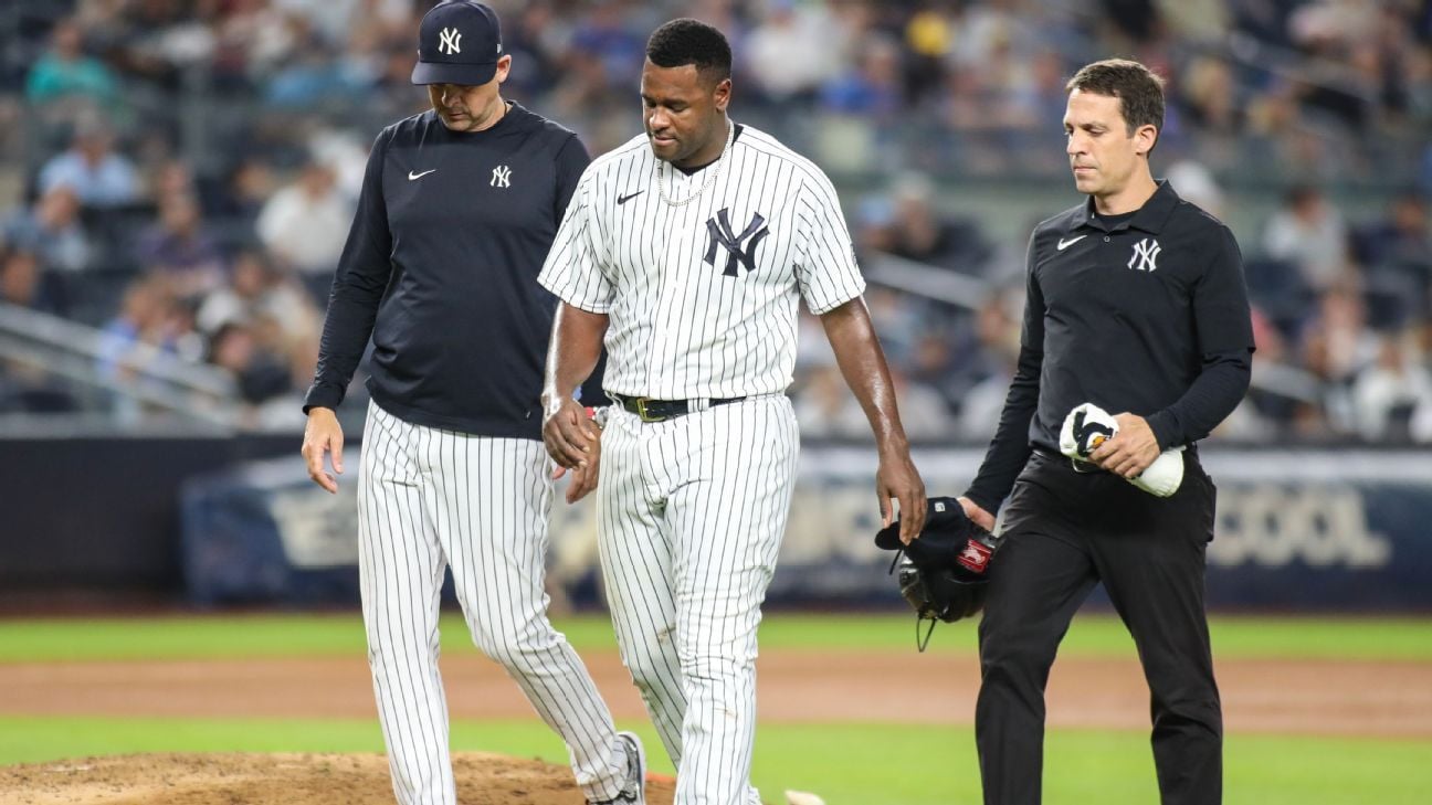 Featured image for Yankees' Luis Severino Undergoes Evaluation for Left Side Injury