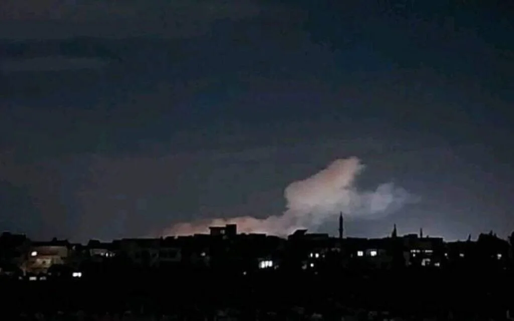 Israeli airstrikes in Syria's Homs province injure soldiers and target outposts.