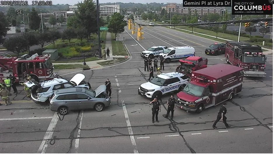Columbus Police Officer Injured in Polaris Crash: A Close Call for Law Enforcement