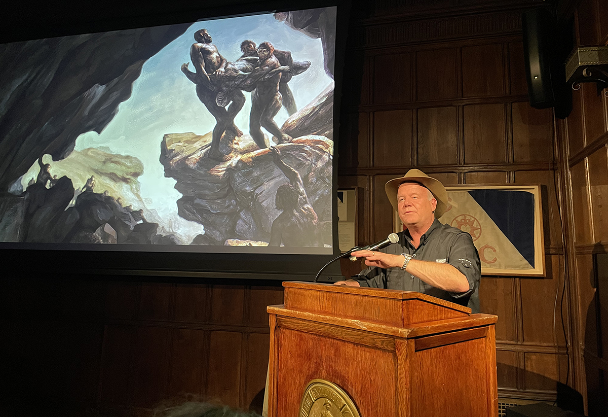 Featured image for "Unveiling the Ancient Secrets: Extinct Apes' Burial Rituals and Artistry Explored by Scientist Lee Berger"