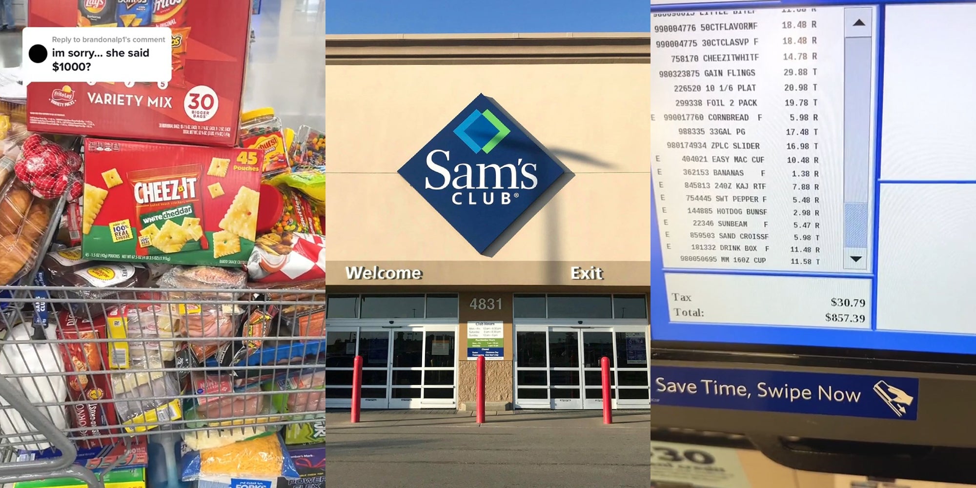 Featured image for Rising Grocery Prices: Shopper Spends Over $1,000 at Sam's Club.
