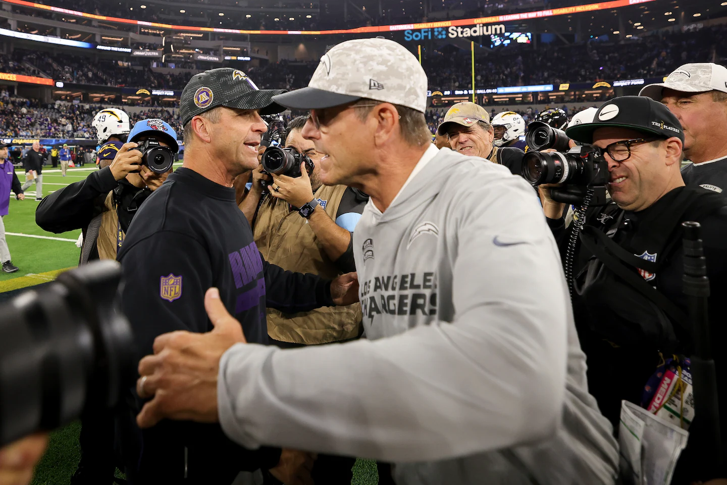 Featured image for Harbaugh Brothers' Rivalry Shines in Ravens' MNF Victory