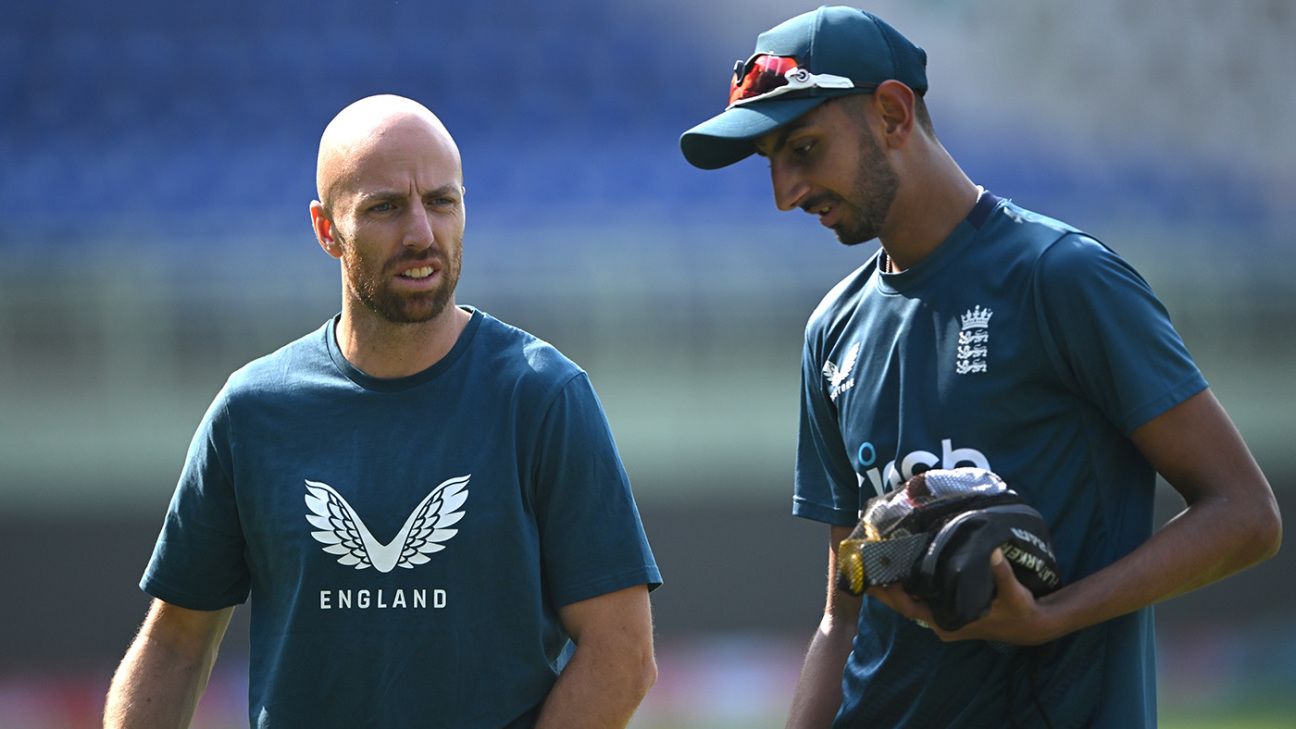 Featured image for "England's Shoaib Bashir and James Anderson set for second Test debut against India"