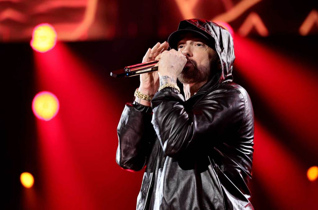Featured image for Eminem Drops Controversial 'Houdini' Single with Megan Thee Stallion Diss
