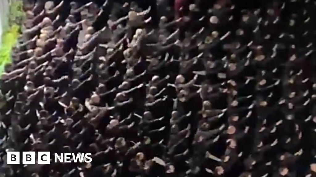 "Italian Political Uproar Over Fascist Salute Images"