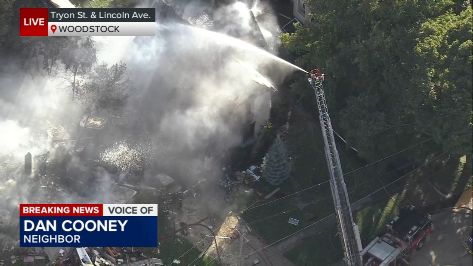 Massive Fire and Explosion Devastate Woodstock Neighborhood