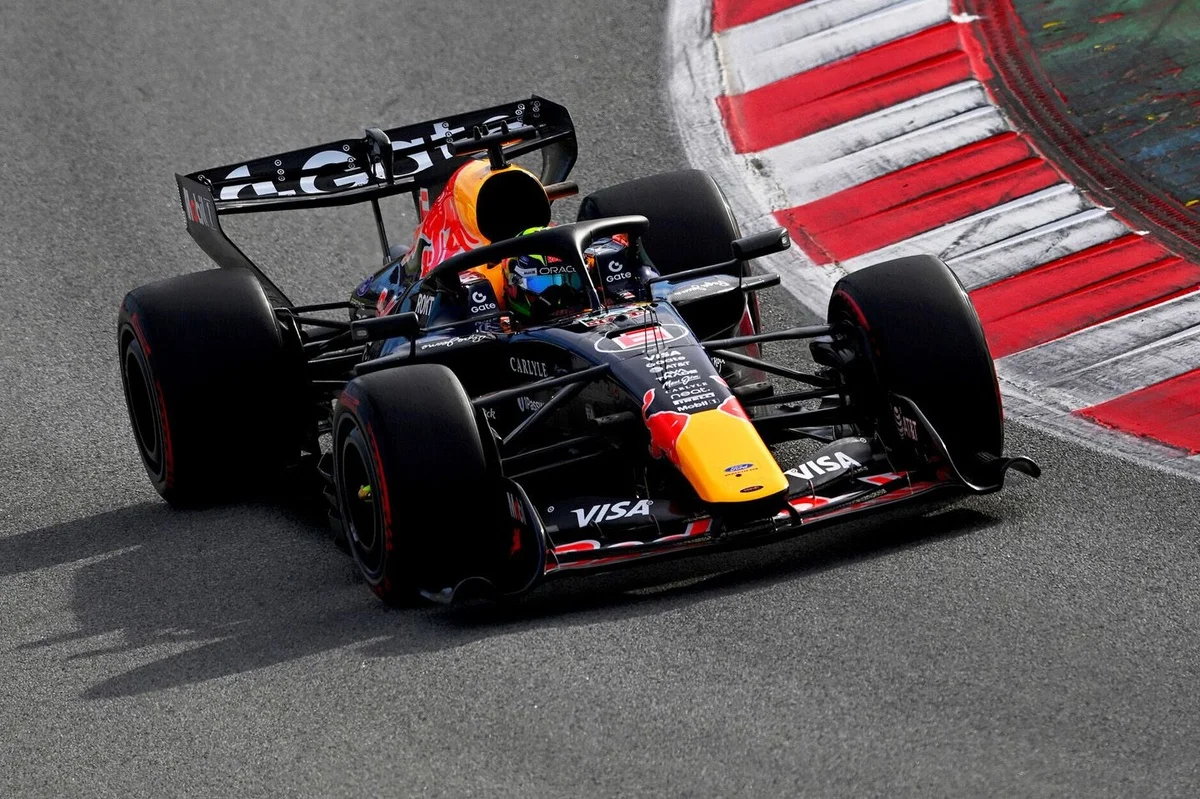 Hadjar crash forces Red Bull to rethink final Barcelona F1 test day