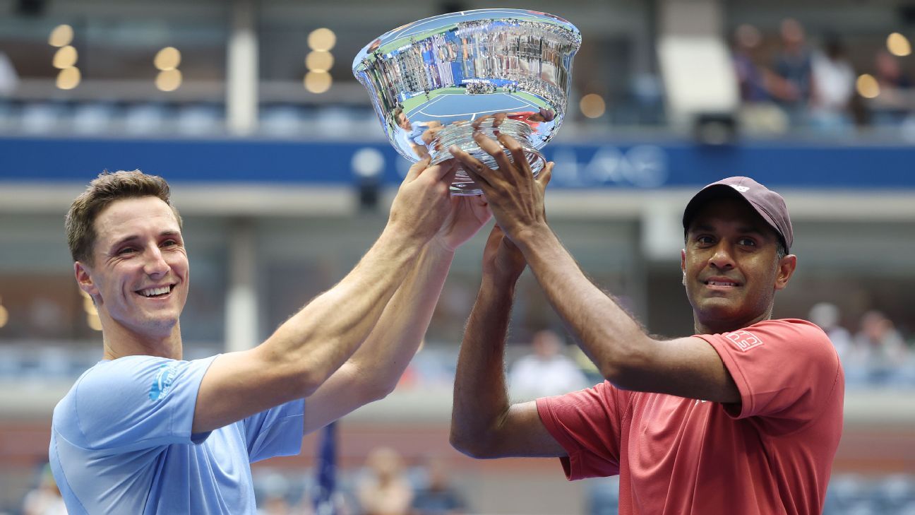 "Rajeev Ram and Joe Salisbury Secure Historic 3rd Consecutive US Open Doubles Title"