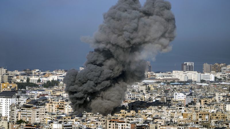 Israel Intensifies Strikes on Beirut Amid Ceasefire Talks
