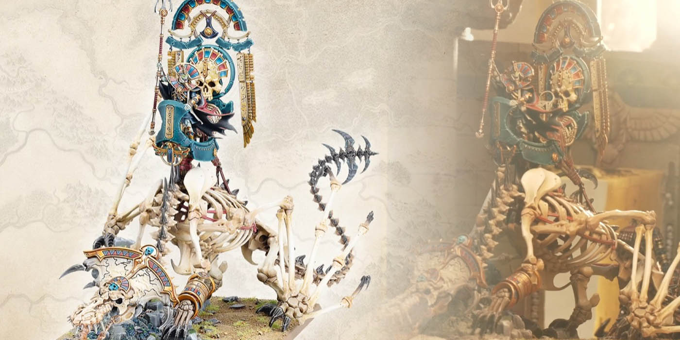 Featured image for "Warhammer World Championship: Unveiling the Terrifying 'Necrolith Bone Dragon' of the Tomb Kings"