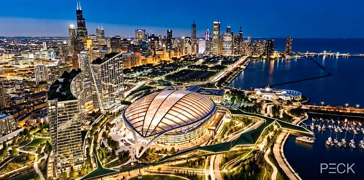 Dome-Ready Soldier Field Concept Targets Bears’ Future Home