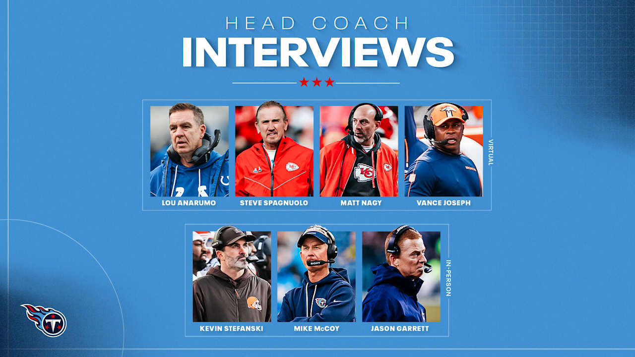 Featured image for Titans Conduct First Week of Head Coach Candidate Interviews