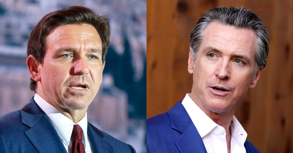 Featured image for "DeSantis and Newsom Set to Spar in Fox News Debate"