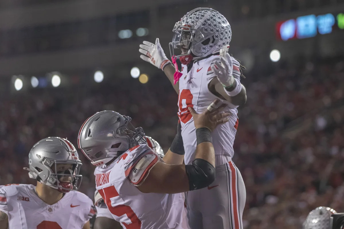 Ohio State Claims Top Spot in College Football Playoff Rankings, Surpassing Georgia and Florida State