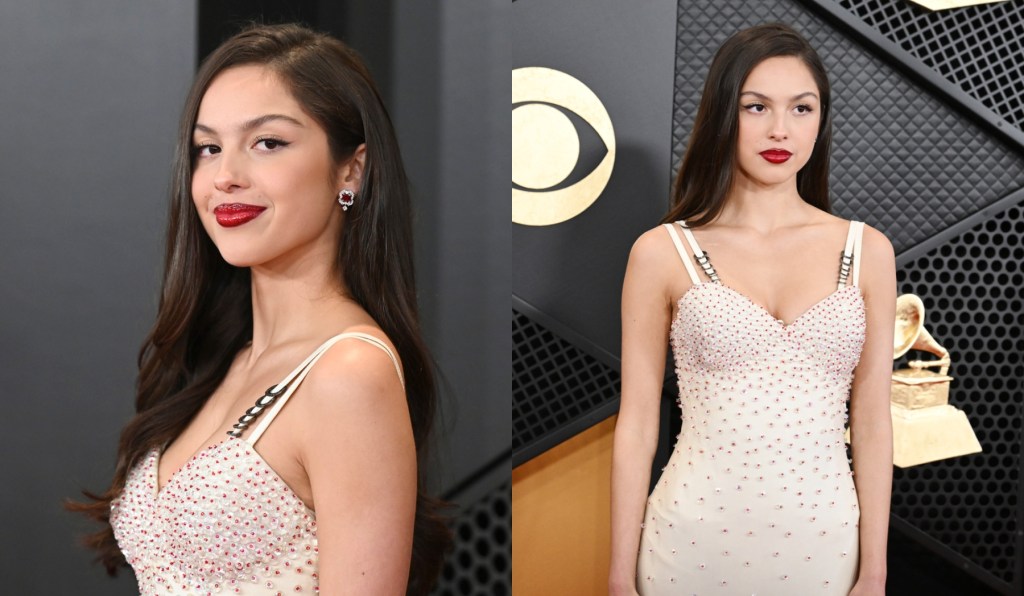 "Olivia Rodrigo Shines in Vintage Versace at 2024 Grammys"