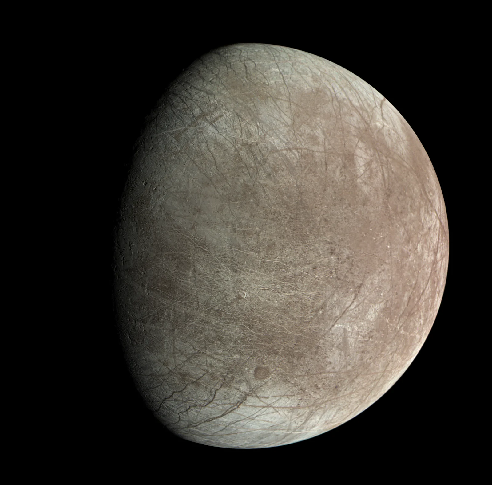 Juno Estimates Europa’s Ice Shell at 29 Kilometers, Hinting at a Deeper Ocean