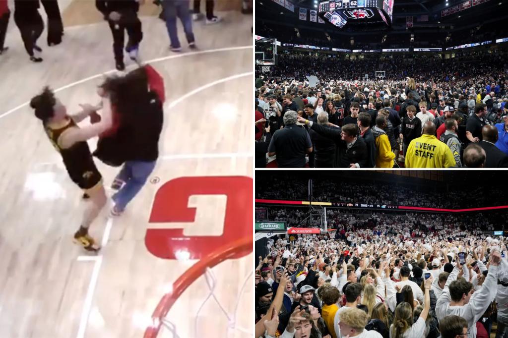 Featured image for "Experts Call for Stricter Penalties After Caitlin Clark Collision Sparks Wave of Court-Stormings"