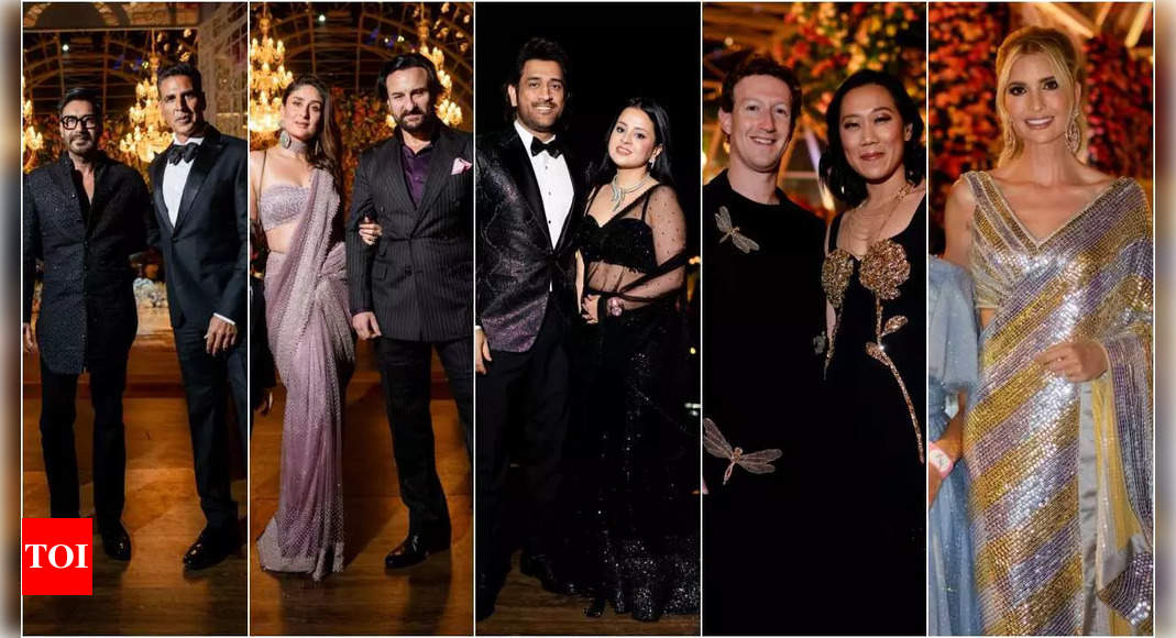 "Star-Studded Pre-Wedding Bash: Celebs Flock to Indian Billionaire's Son's Ceremony"