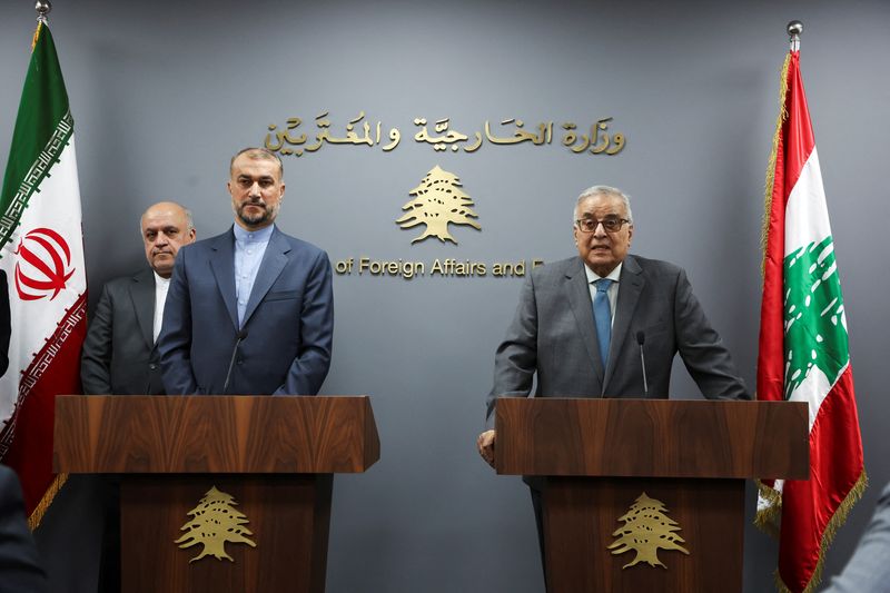 "High-Level Meeting: Iran's Foreign Minister Engages with Hezbollah Leader Amid Israel-Hamas Conflict"