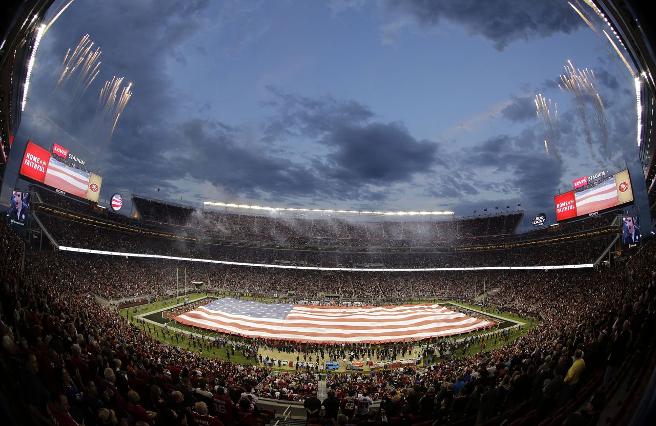 Featured image for Super Bowl 60 to be held at Levi's Stadium in Santa Clara in 2026.