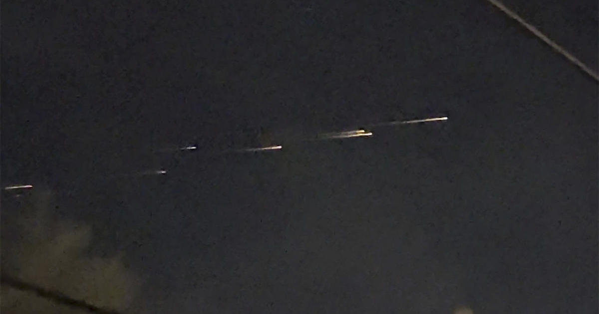 Unidentified Flying Objects Light Up California Sky.