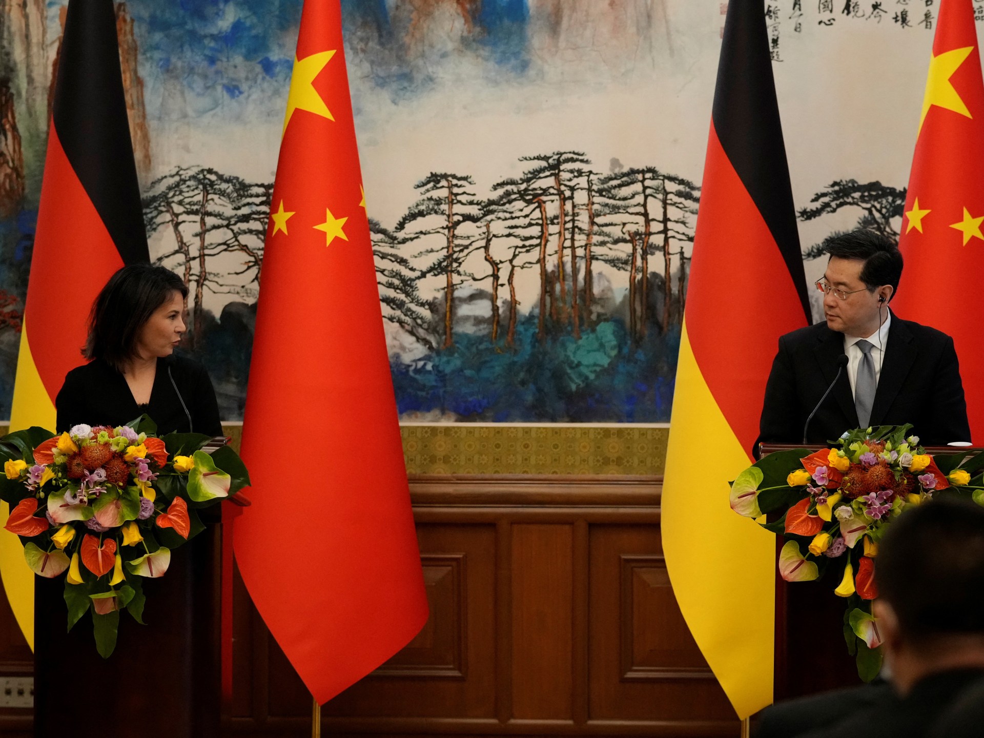 Germany urges China to help end Russia's war in Ukraine.