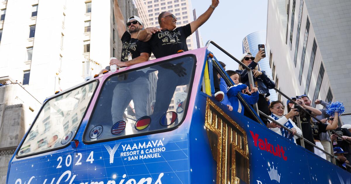 Featured image for Dodgers to Celebrate Back-to-Back World Series Titles with Parade on Monday