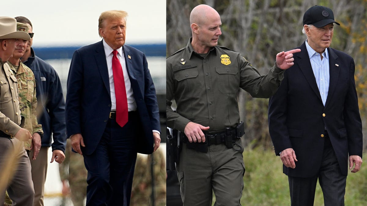 Border Standoff: Biden and Trump's Visits Uncover Deeper Divide