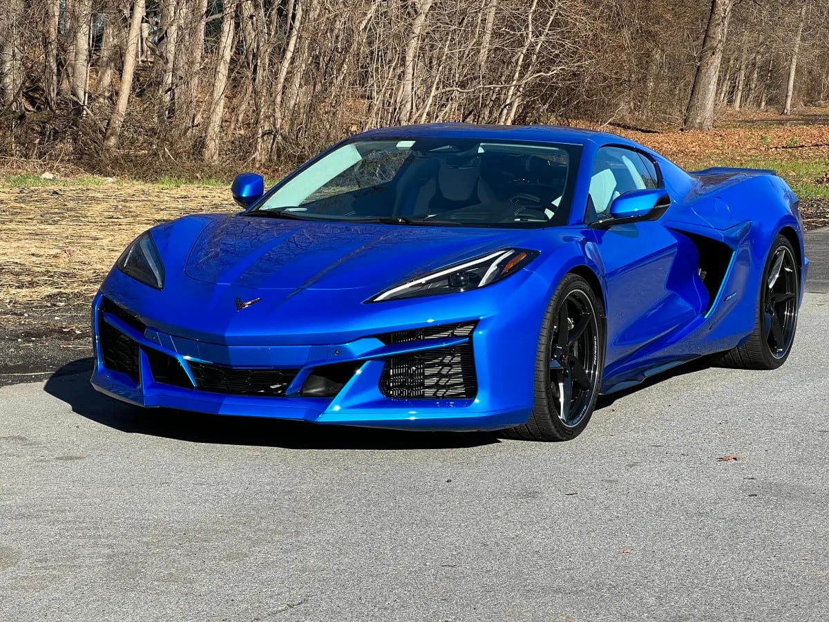 "Electrifying Milestone: The Corvette E-Ray's Assembly Line Debut"