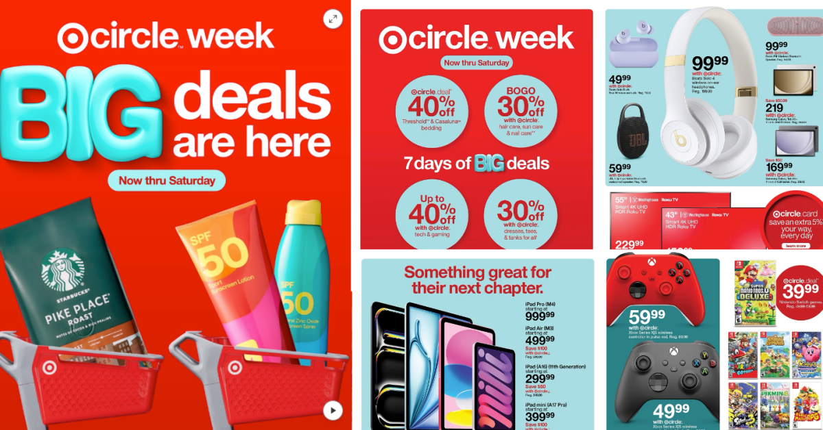 Target Circle Week Offers Up to 82% Off on Fashion and Luggage Deals