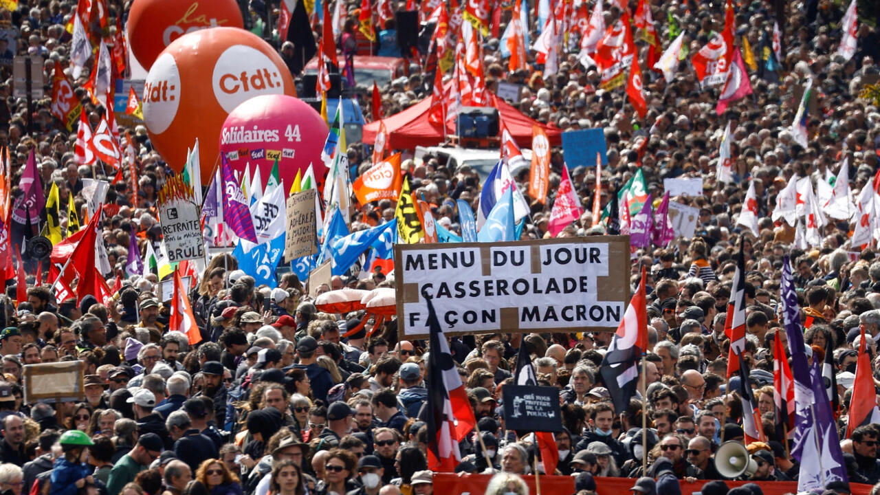 French Unions Plan More Protests and Strikes Over Pension Reform
